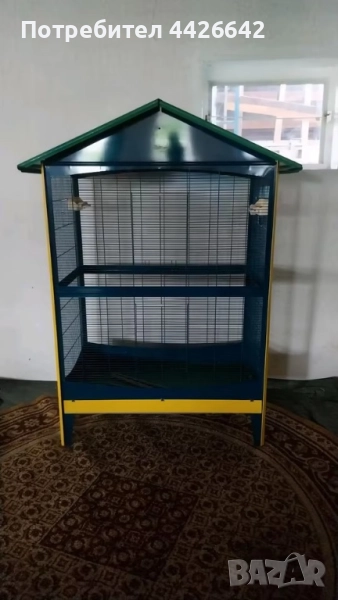 Ferplast клетка за птици – с покрив тип къща, разглобяема, снимка 1