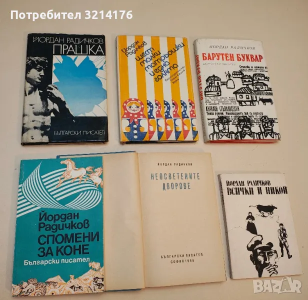 Прашка - Йордан Радичков, снимка 1