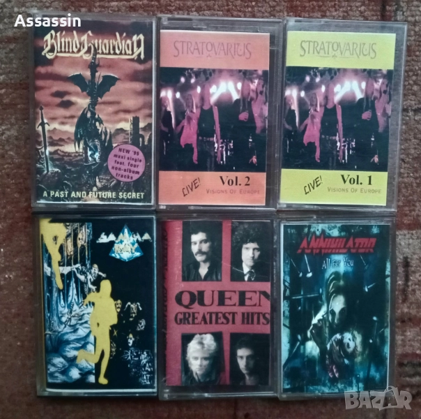 Аудио касети рок, метъл по 4 лева., снимка 1