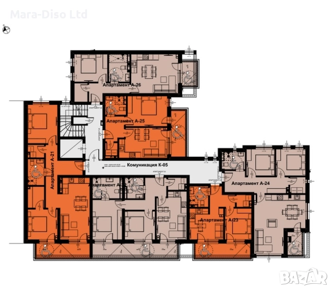 Апартамент с гледка море в гр.Поморие, снимка 1