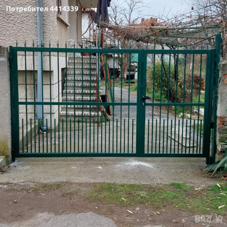Метални дворни врати и огради, снимка 1