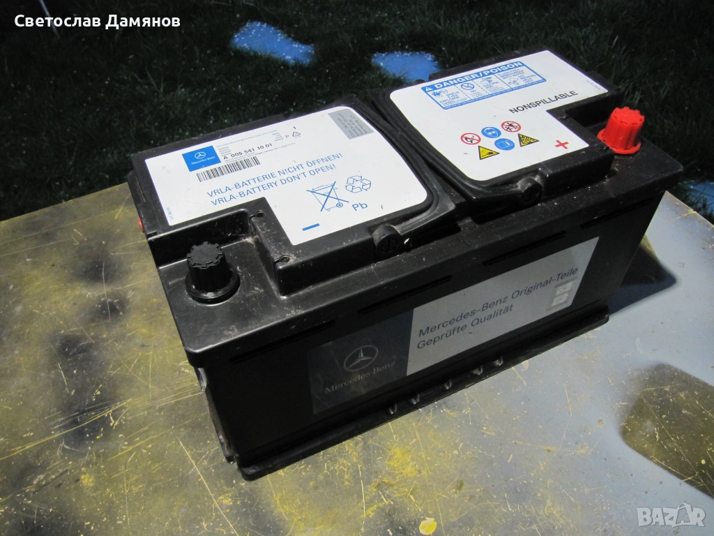 Оригинален немски акумулатор 95ah 850 ампера, снимка 1