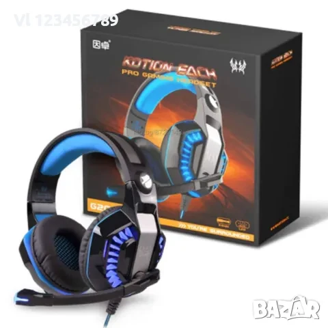 Геймърски слушалки Kotion Each G2000, с микрофон и подсветка, снимка 1
