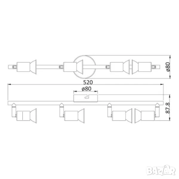 Спот Jess, GU10 1 x 50W, снимка 1