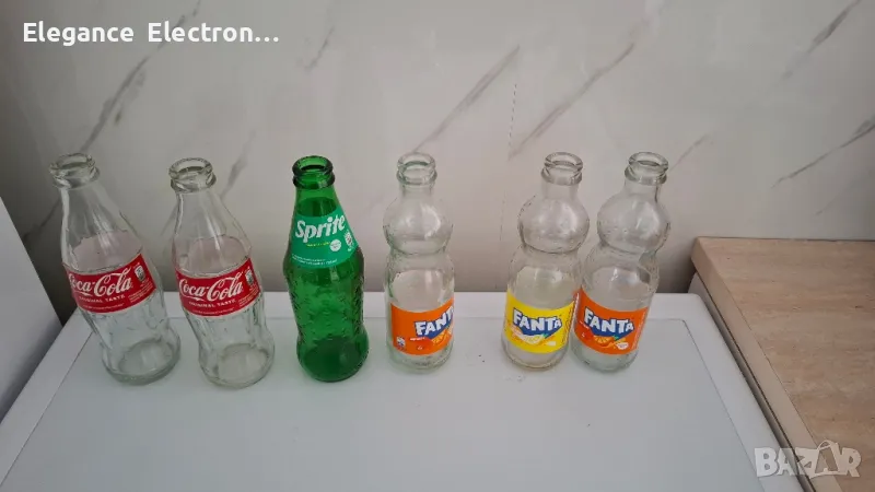 44 Бр Стъклени бутилки от Coca Cola Fanta, Sprite. , снимка 1