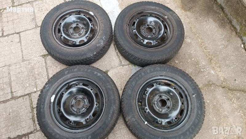 Комплект зимни гуми с джанти за VW,Seat,Skoda 175/70/R14 ET35, снимка 1