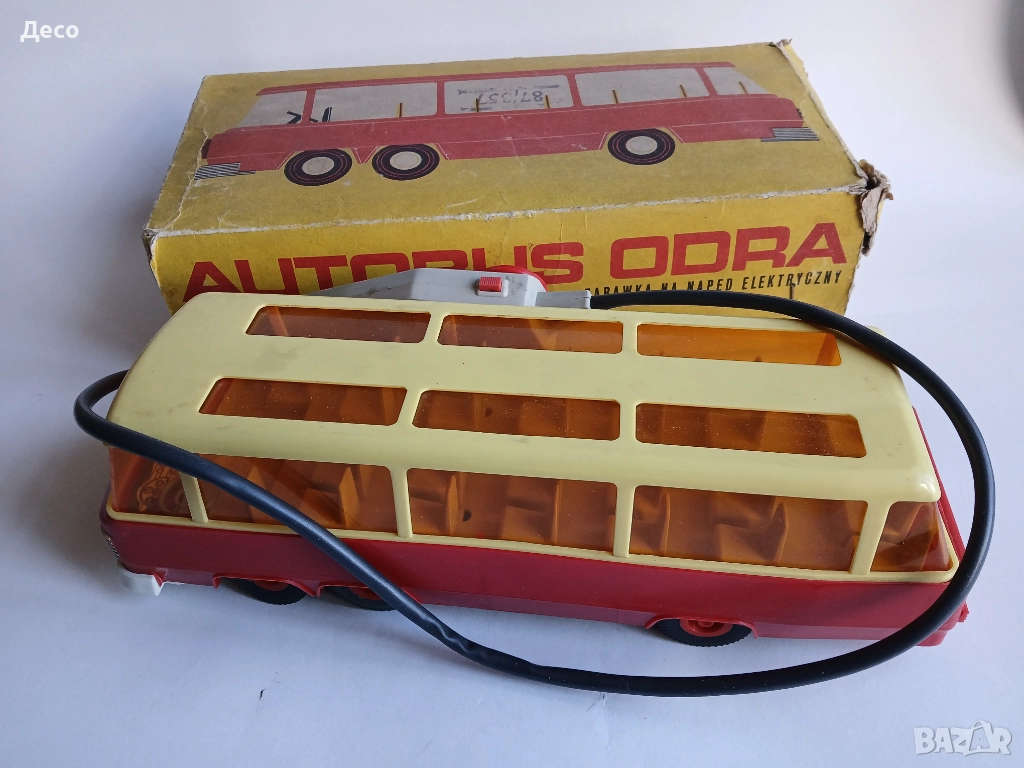 Стара полска играчка автобус., снимка 1