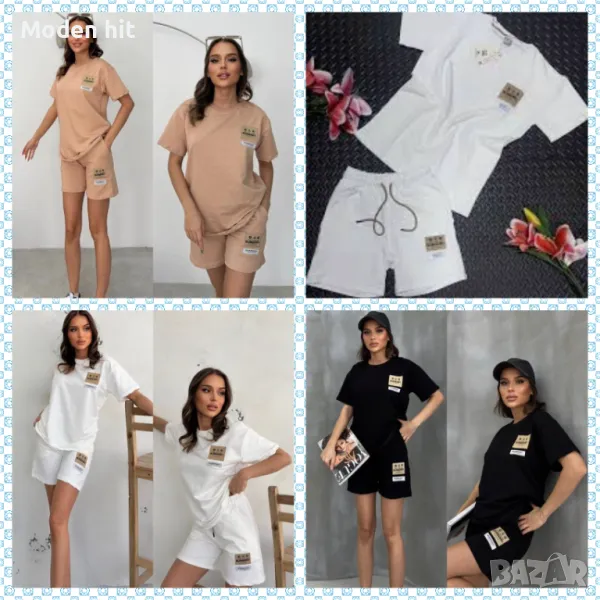 Burberry дамски летни екипи - тениска и къси панталонки висок клас реплика, снимка 1