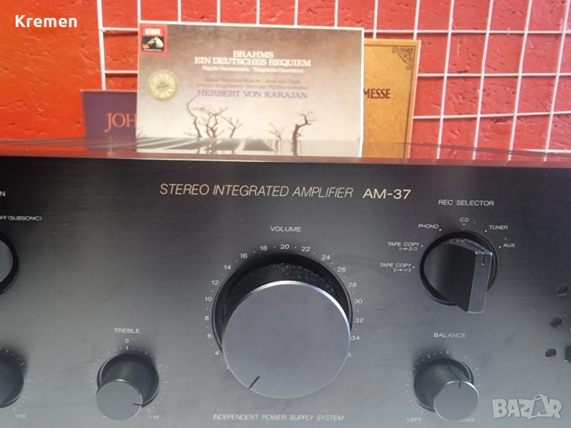 Усилвател AKAI AM -37, снимка 1