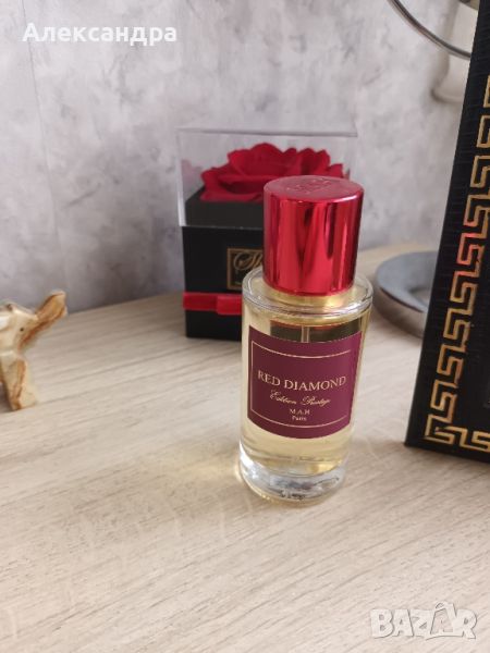 Бутиков френски парфюм с мирис на роза и тютюн, снимка 1