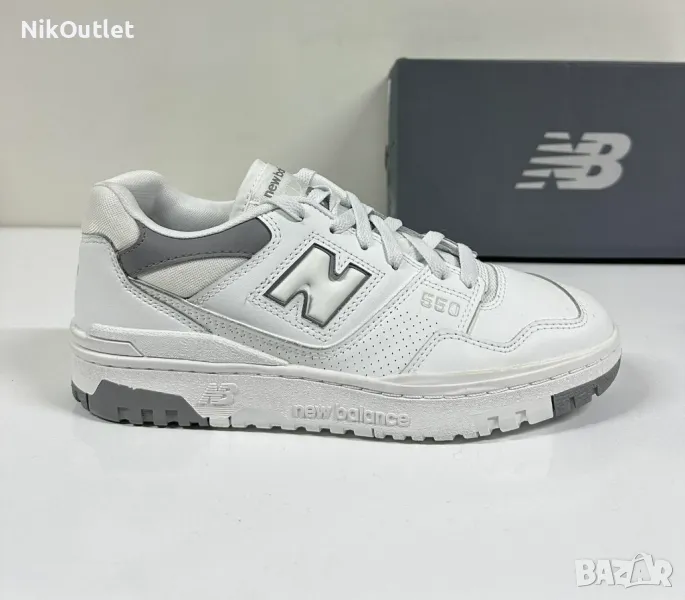 New Balance 550 White Grey Grey, снимка 1