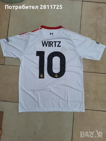 Тениска Ливърпул - Виртц 2025/26, снимка 1