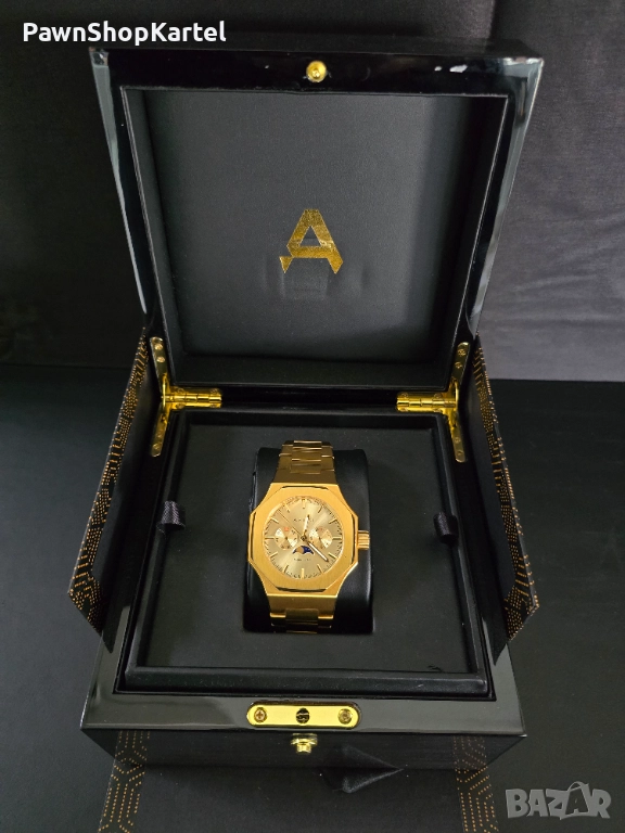 Мъжки часовник Arkai Asai Mace с лунна фаза, снимка 1