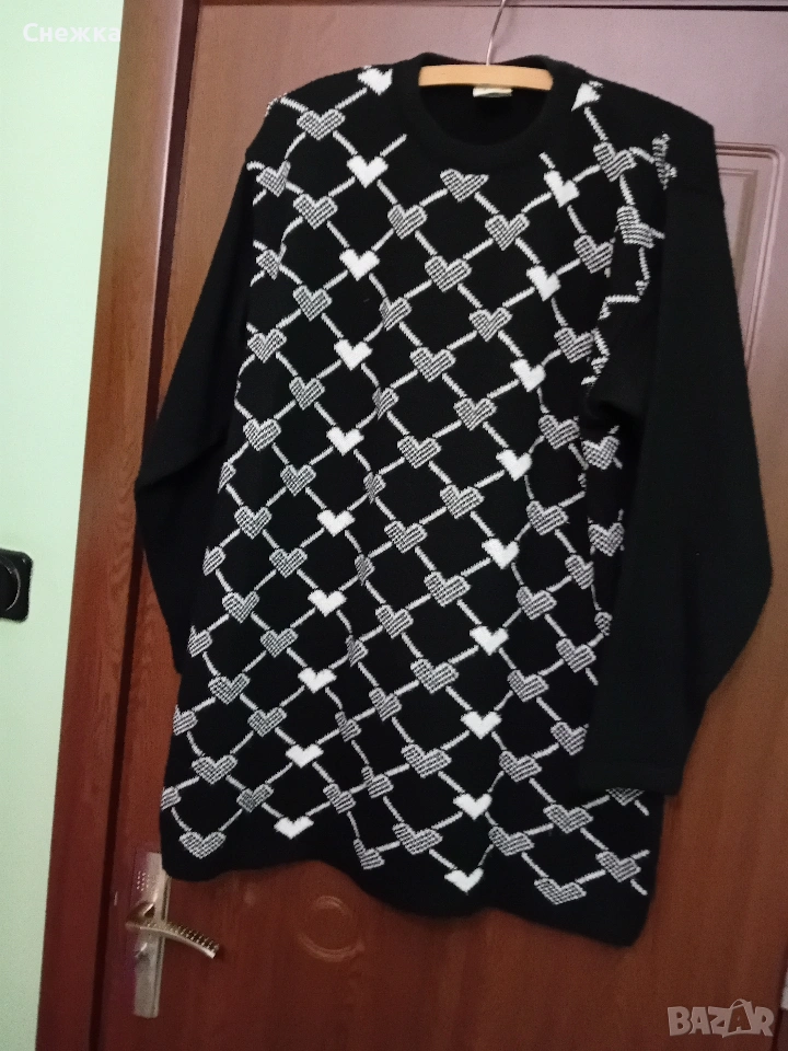 зимна дамска блуза ел размер, снимка 1