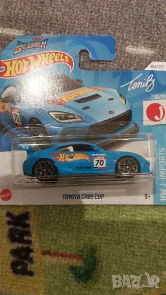 Toyota gr86 cup hot wheels , снимка 1