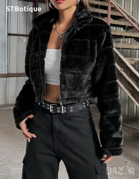 🌸 Елегантно Плюшено Teddy Яке за Жени – STBoutique, снимка 1