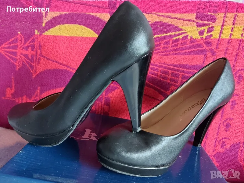 Дамски обувки на ток номер 39, снимка 1