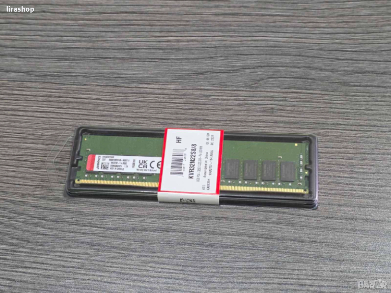 НОВА RAM Памет 8GB DDR4 3200 Kingston CL22 - KVR32N22S8/8, снимка 1