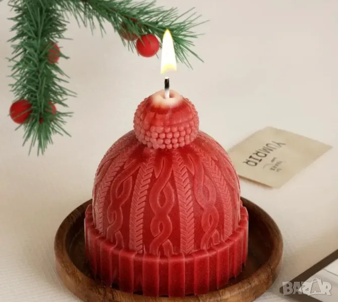 Молд плетена шапка , снимка 1