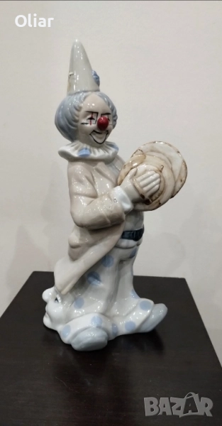 Порцеланова статуетка на клоун, винтидж, колекционерска., снимка 1
