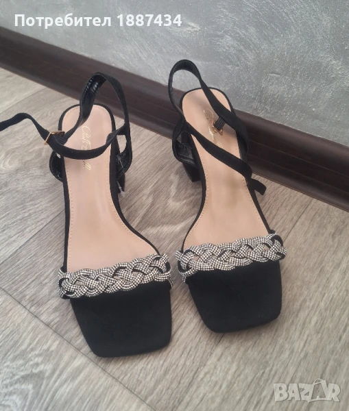 Дамски сандали на ток , снимка 1