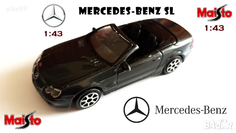 Mercedes-Benz SL Class Maisto - Мащаб 1:43, снимка 1