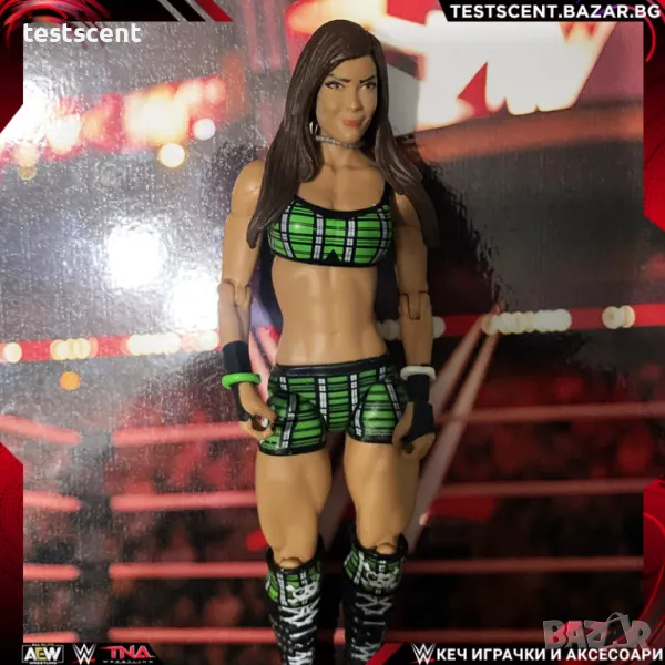 Екшън фигура WWE AJ Lee Ей Джей Лий Mattel Elite 21 action figure играчка, снимка 1