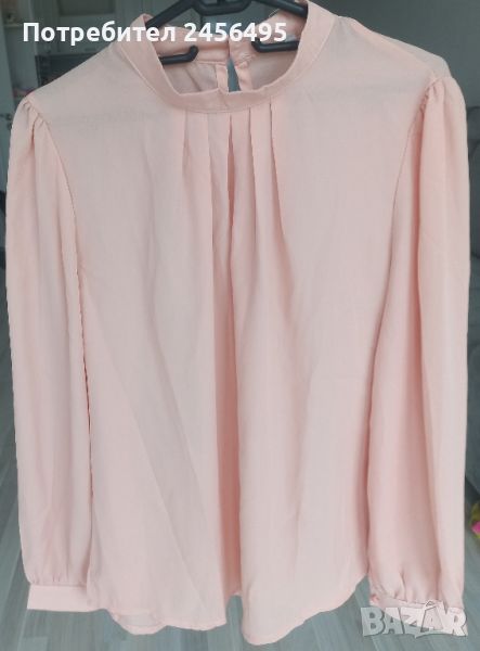 Ефирна блуза в прасковен цвят. Нова. ., снимка 1