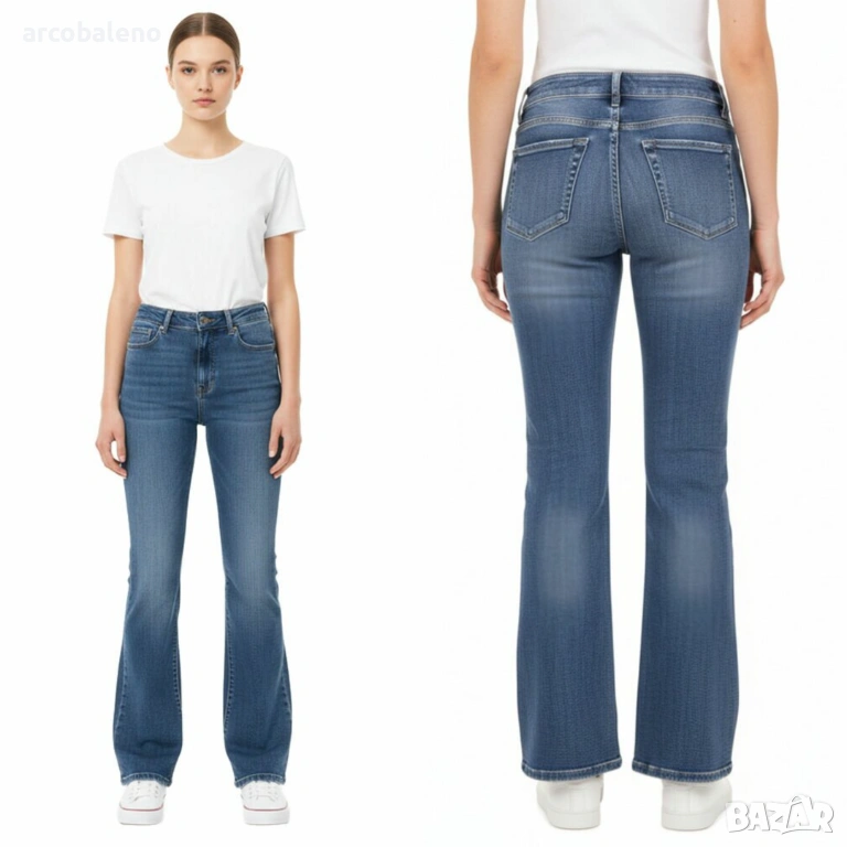 Дамски дънки тип „bootcut“ , снимка 1