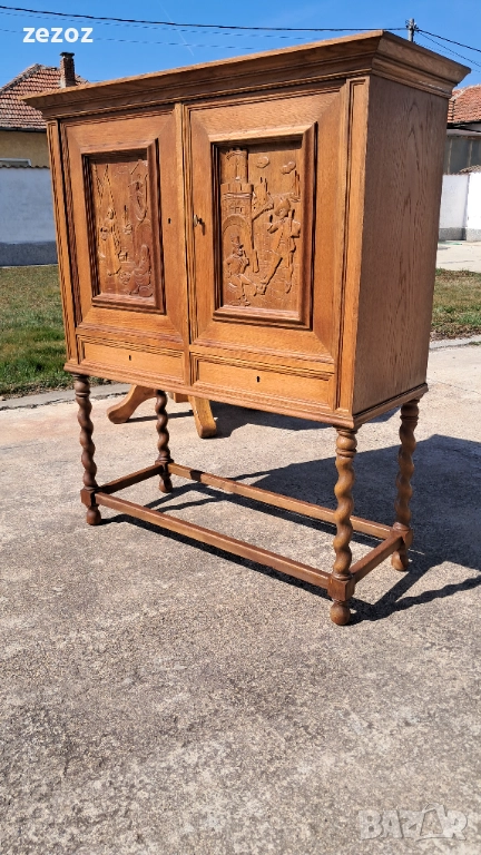 Ретро шкаф масив №117, снимка 1