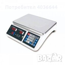 Кухненска везна с калкулатор, 40кг., LCD екран, водоустойчива платформа, снимка 1