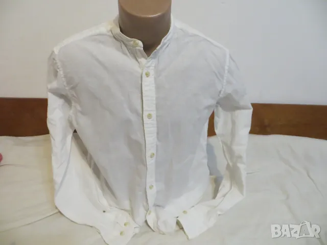 Мъжка риза памук и лен Essentials  by Jack & Jones, снимка 1