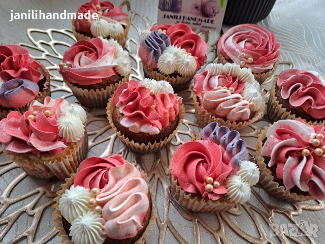 Мъфини с маслен крем, подарък, снимка 2 - Домашни продукти - 52113229