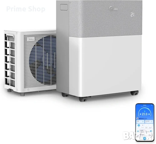 Мобилен инверторен климатик Midea Portasplit 12000 BTU, 4в1, Smart control, A++