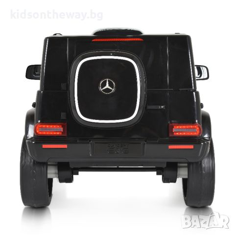 Акумулаторен джип Mercedes-Benz EQG черен, снимка 5 - Детски велосипеди, триколки и коли - 46386528