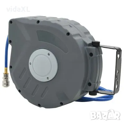 vidaXL Автоматична макара с маркуч за въздух 3/8" 12 м（SKU:143254）, снимка 4 - Басейни и аксесоари - 48652678