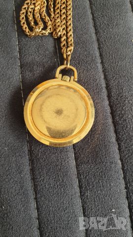 Немски джобен механичен позлатен часовник Osco, снимка 5 - Антикварни и старинни предмети - 46409693