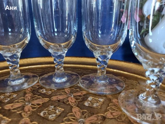 Чаши Бохемия, снимка 9 - Чаши - 51696038