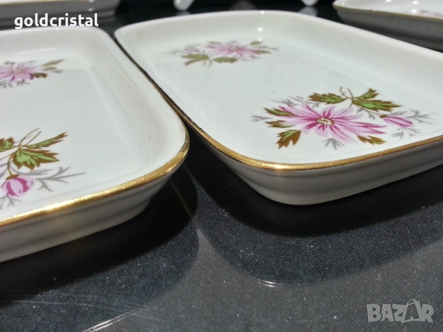 Стар български порцелан чинии , снимка 4 - Антикварни и старинни предмети - 52506645