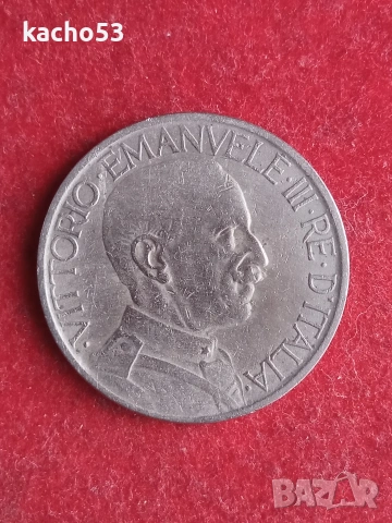 2 лири 1925 г. Италия., снимка 2 - Нумизматика и бонистика - 54054675