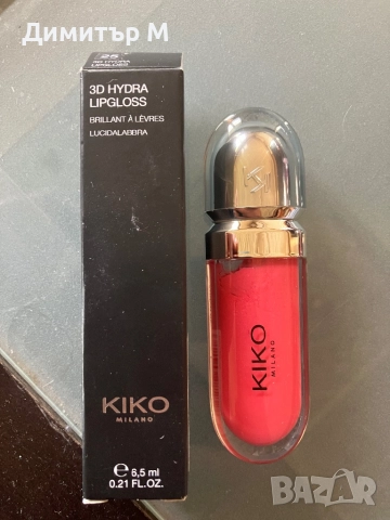 Течно Високопокривно Червило Kiko Milano, снимка 4 - Декоративна козметика - 52511089