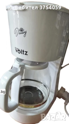 Кафемашина Oliver Voltz Daisy, 700W, 1.25 л, Светлинен индикатор, снимка 2 - Кафемашини - 50913323