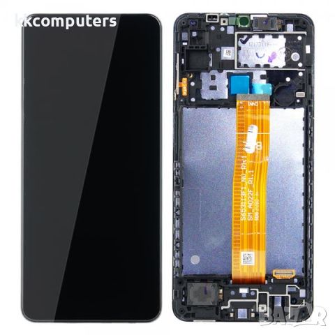 LCD Дисплей за Samsung SM-A022F A02 2021 / GH82-25250A / Тъч скрийн / Рамка / Оригинал Service Pack , снимка 1 - Резервни части за телефони - 46609362