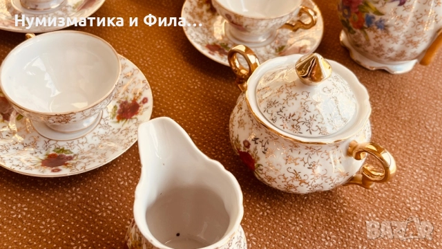 Порцеланов сервиз за кафе стил барок, снимка 6 - Сервизи - 51858724