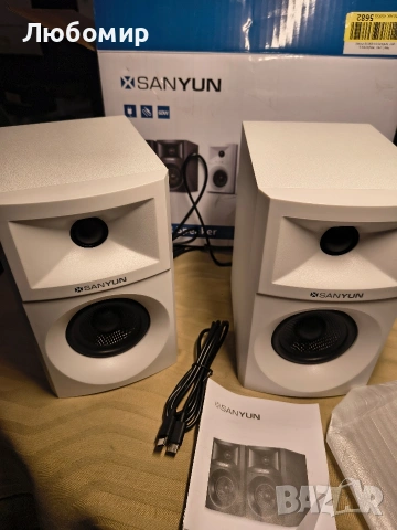 Sanyun SW203 4.0 компютърен високоговорител - 60W 4-лентов DSP контрол 3D завладяващ звук , снимка 4 - Аудиосистеми - 53951456