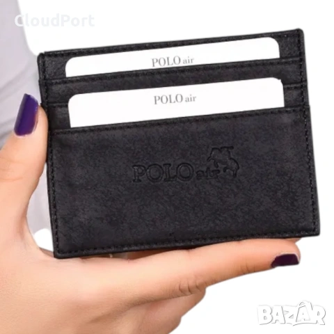 Мъжки комплект, POLO Air, Портфейл, Колан, Картхолдър, черен, снимка 3 - Портфейли, портмонета - 53115193