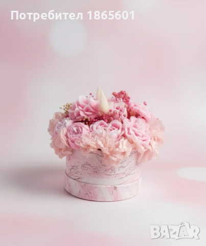 Ароматен букет от соеви свещи