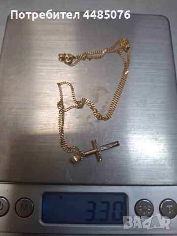 ЗЛАТЕН СИНДЖИР С КРЪСТ  УНИВЕРСАЛЕН МОДЕЛ 14К., снимка 3 - Колиета, медальони, синджири - 50804577