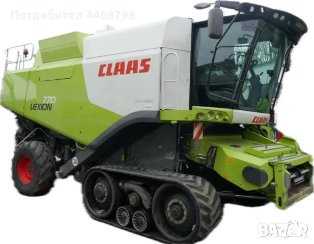 Комбайн Claas Lexion 770 TT, снимка 8 - Селскостопанска техника - 49455175