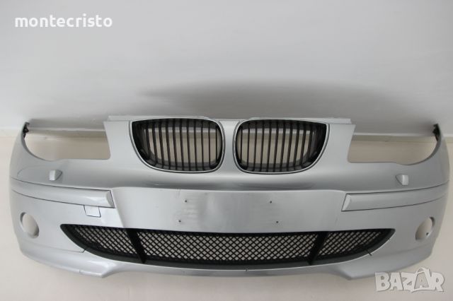 Предна броня BMW E87 Serie 1 (2004-2007г.) 51117151823 с отвори за пръскалки, снимка 2 - Части - 45948814